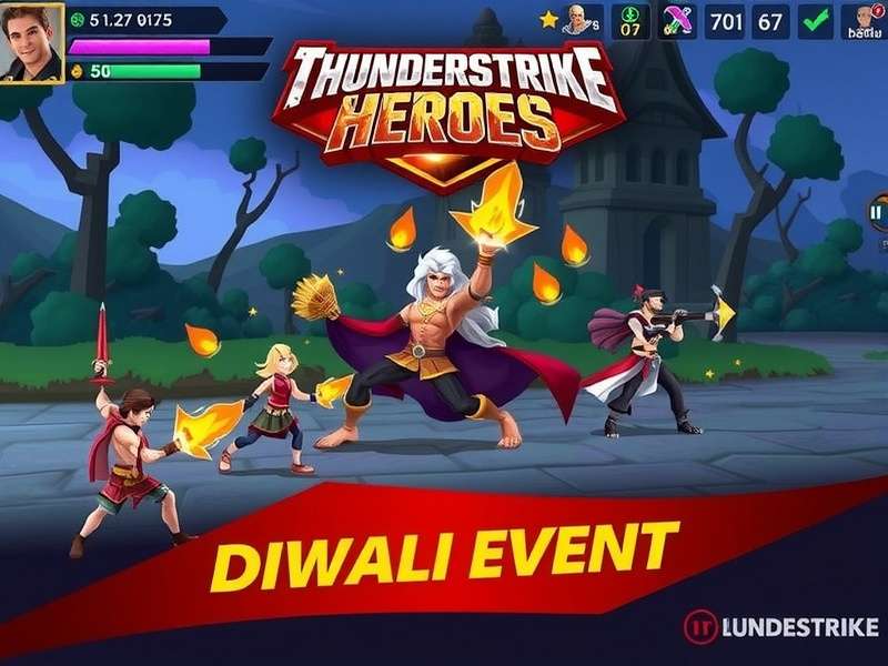 Thunderstrike Heroes Gameplay Screenshot